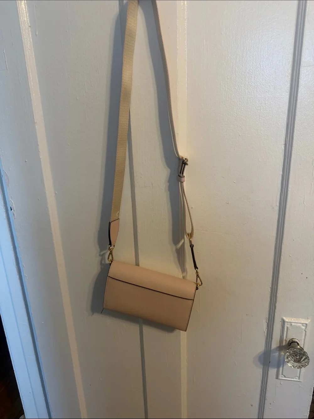 Michael Kors Blush Tan Crossbody Wallet